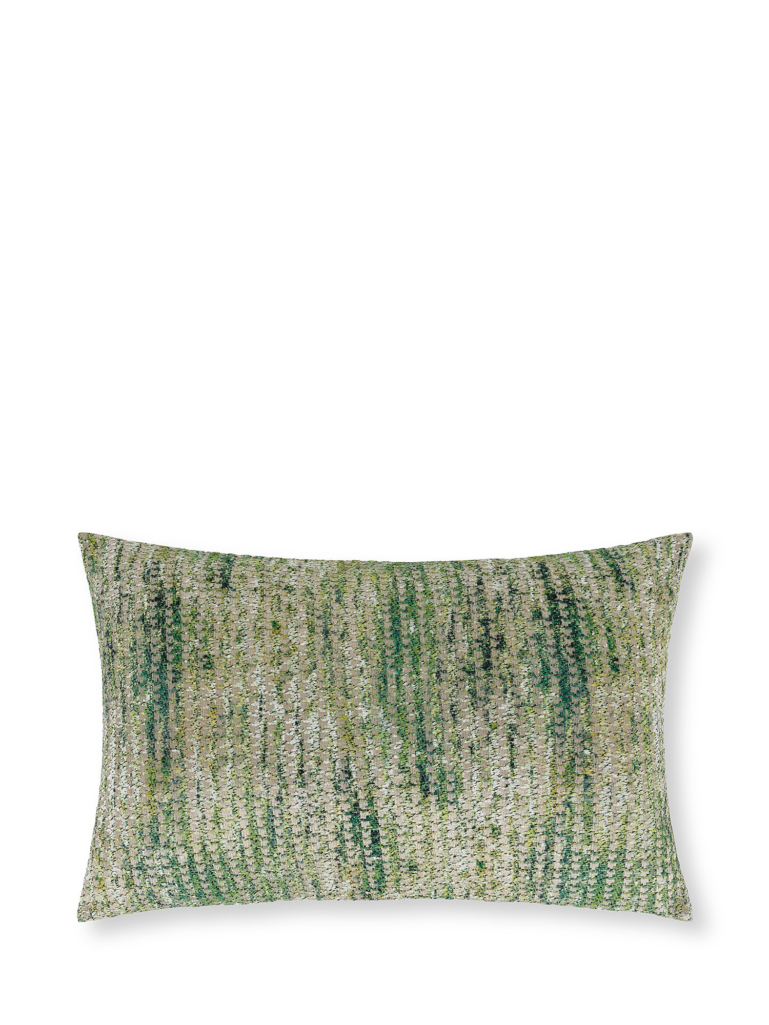Jacquard cushion with camouflage motif 35x55cm, Green, large image number 0