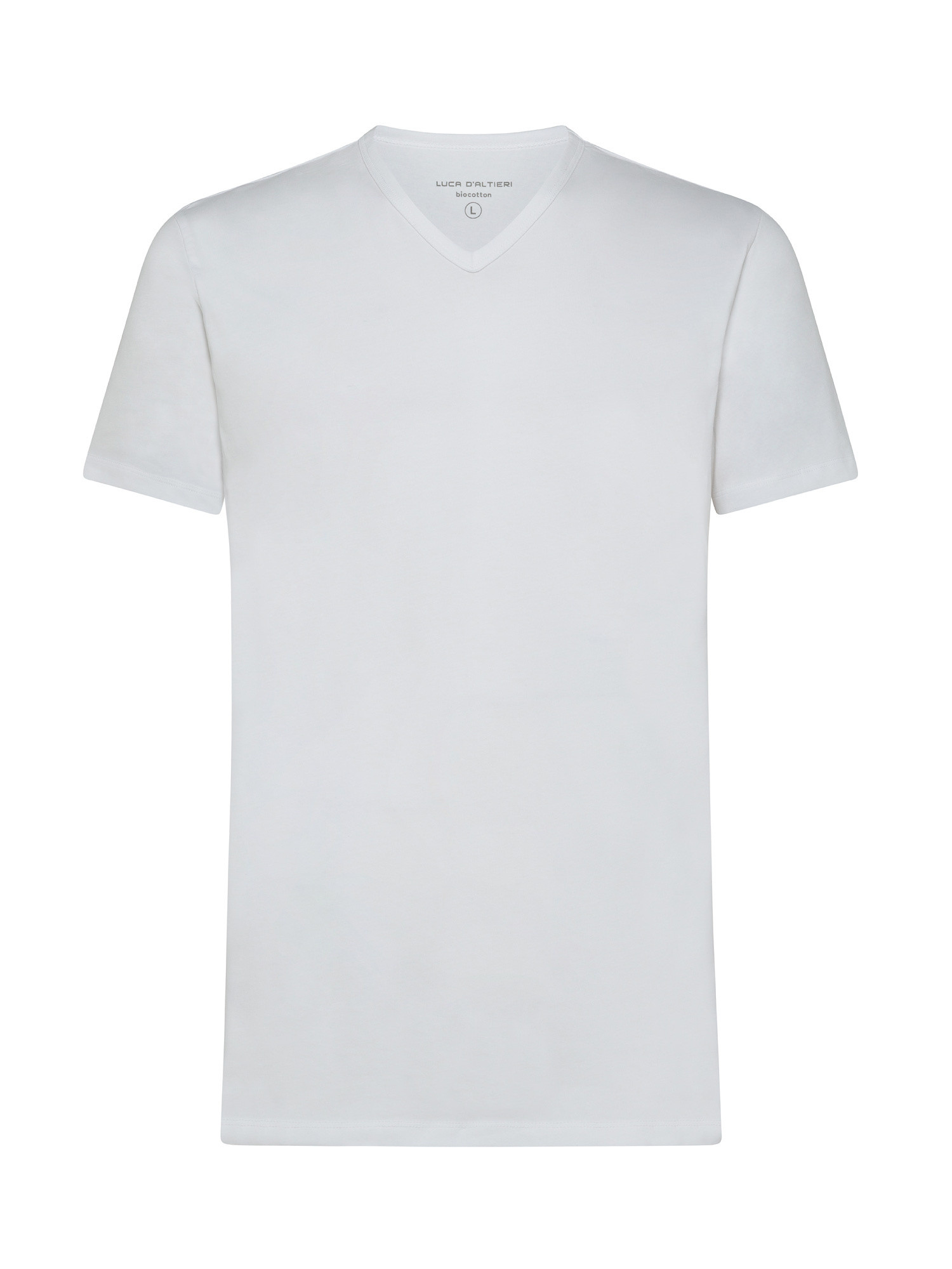 Set da 2 t-shirt, Bianco, large