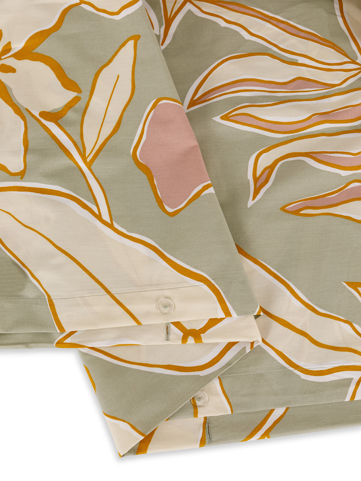 Sacco copripiumino cotone percalle stampa floreale, Multicolor, large image number 2