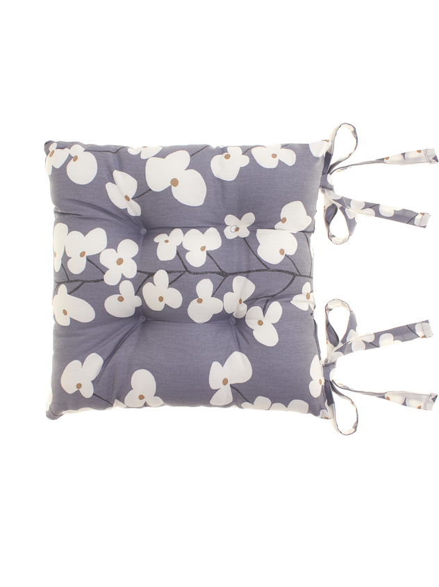 100% cotton floral seat pad