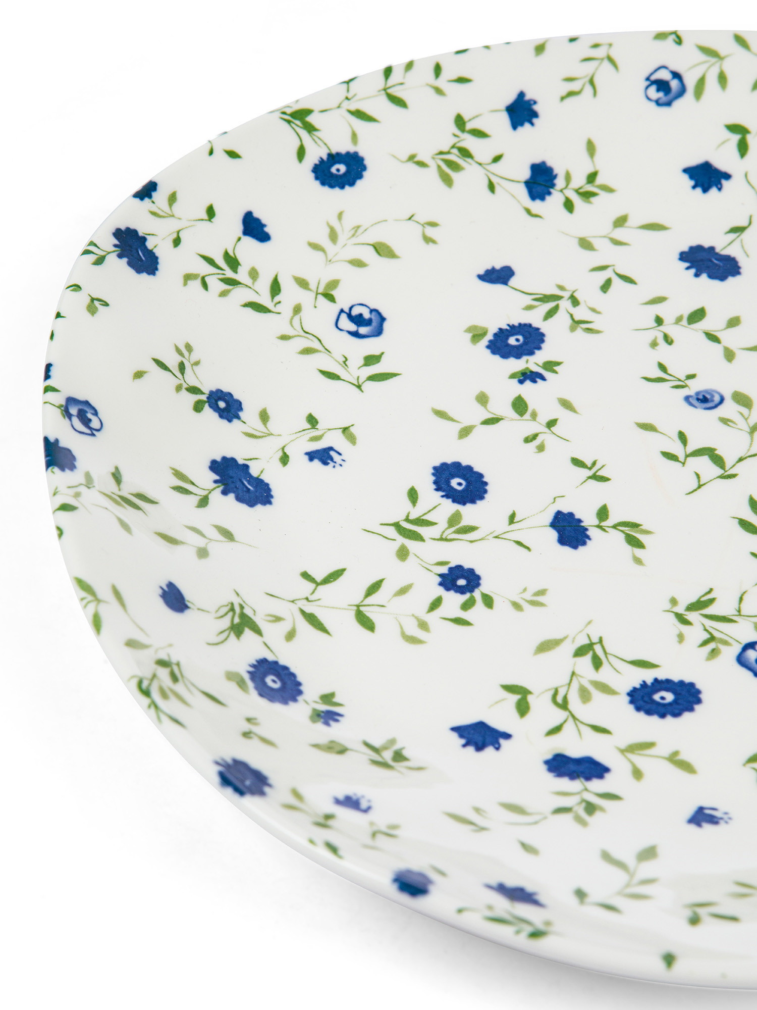 Porcelain dinner plate with little flower motif, White, large image number 1