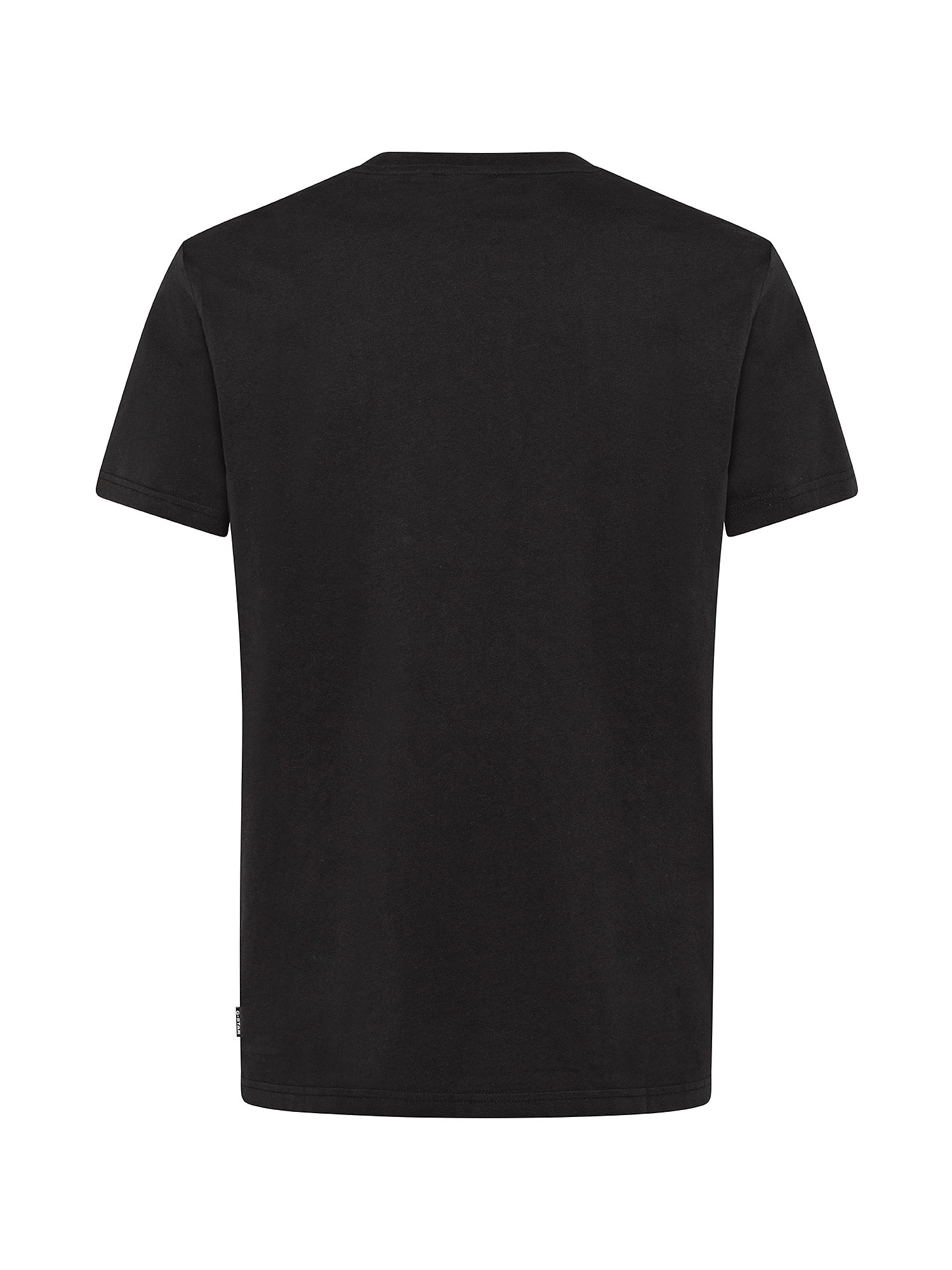 Raw t-shirt grafica slim, Nero, large image number 1