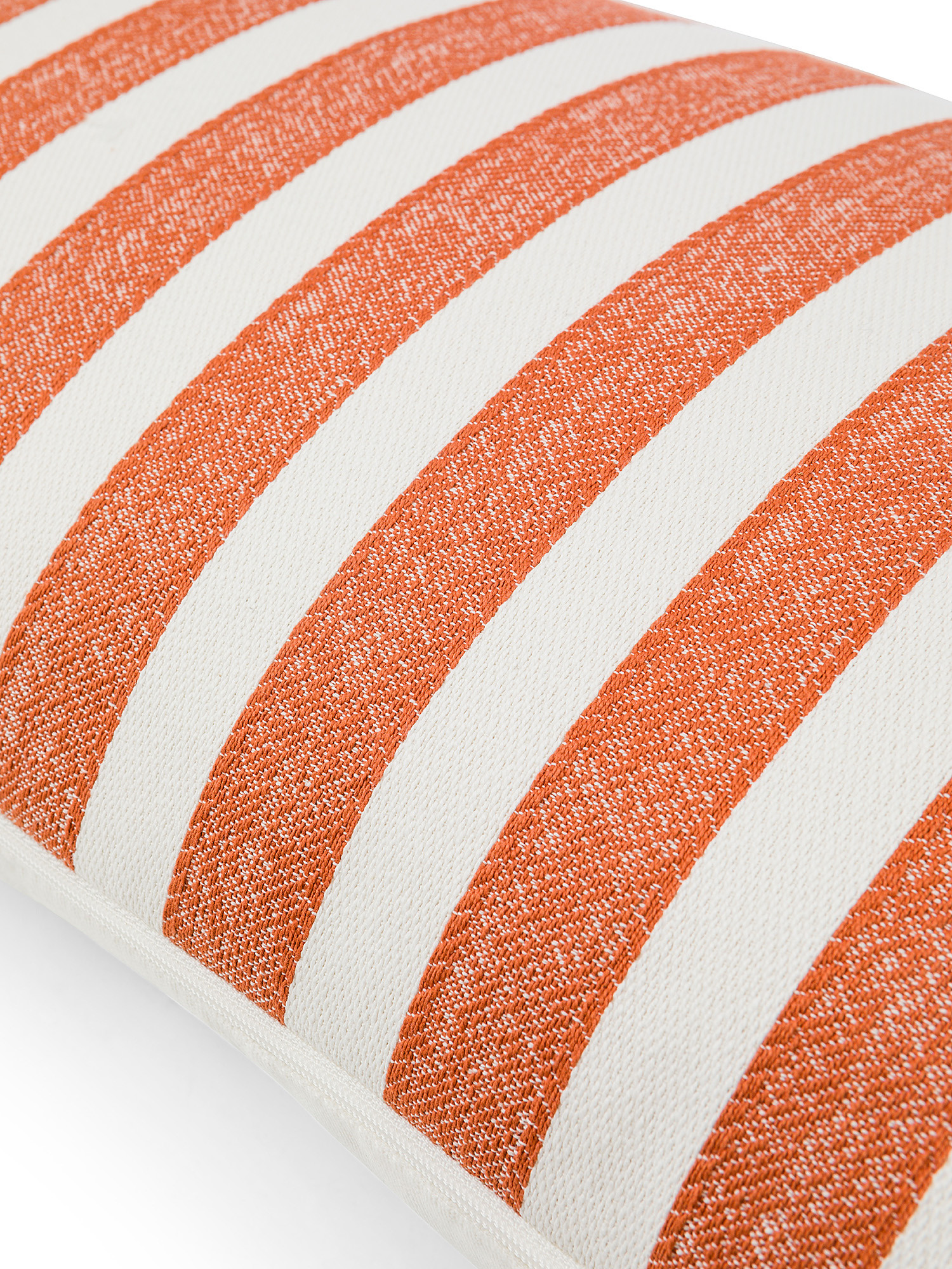 Striped jacquard fabric cushion 35x55cm, Pink, large image number 2