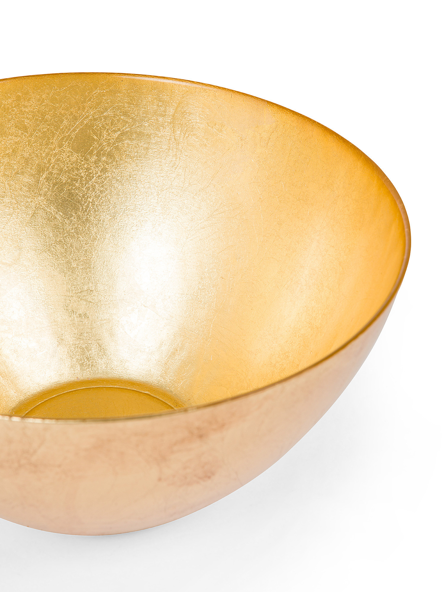Gold glass bowl, Gold, large image number 1