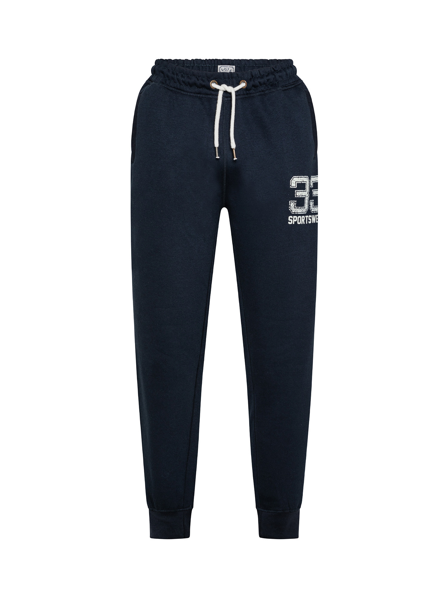 JCT - Trousers with print, Dark Blue, large image number 0