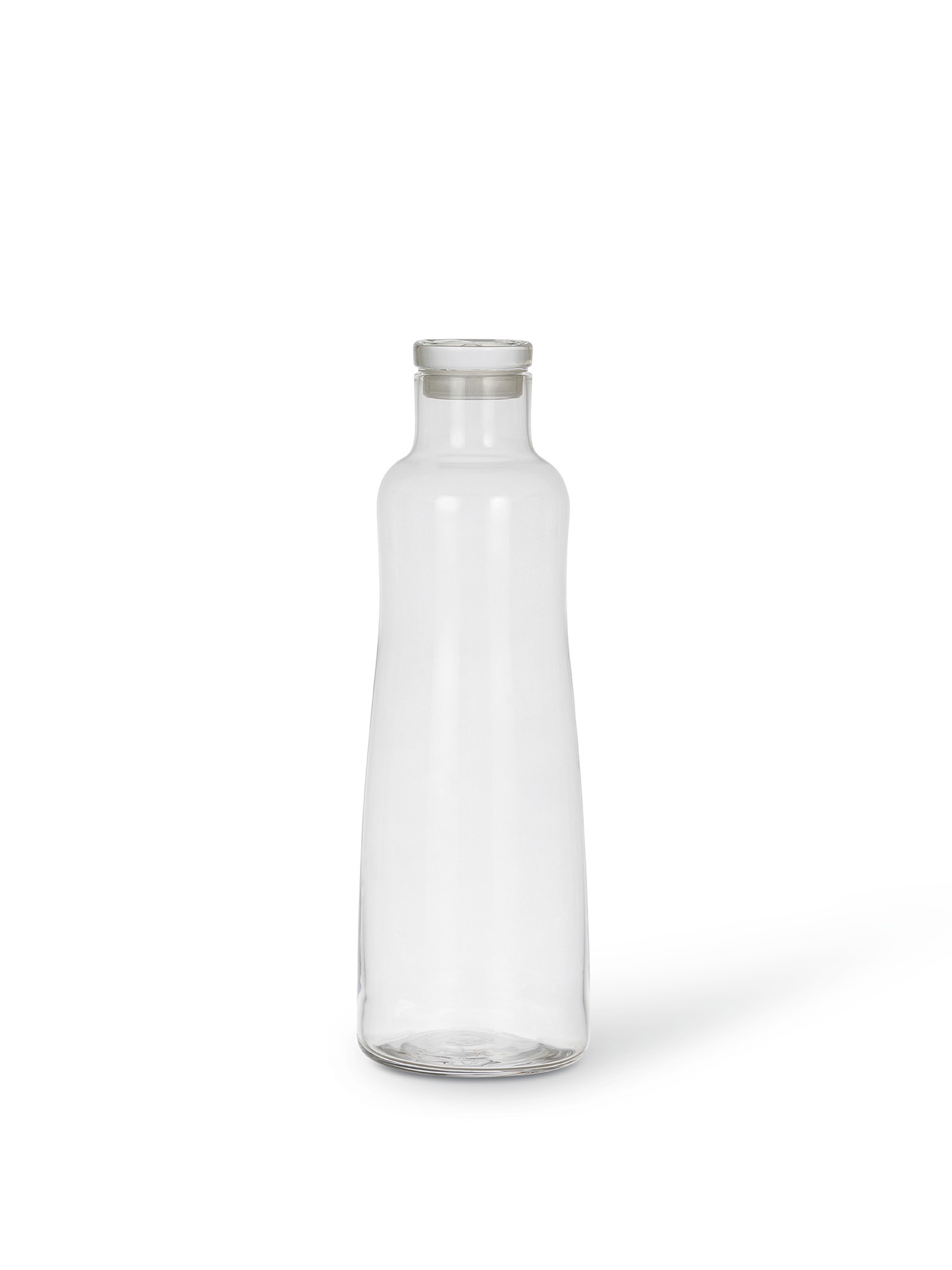 Bottiglia trasparente in cristallo, Trasparente, large image number 0