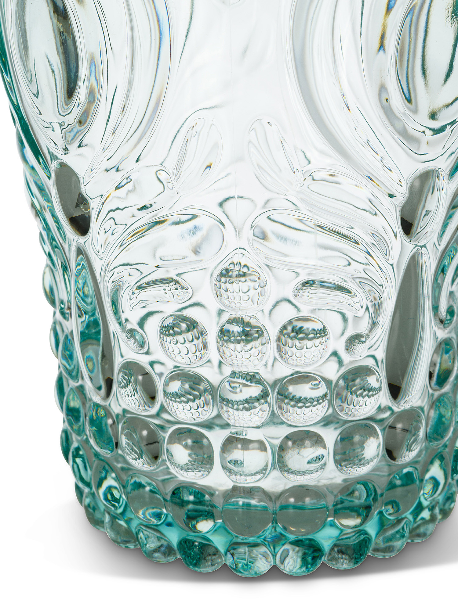 Bicchiere plastica decorata, Grigio, large image number 1