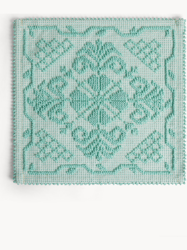 Sardinian placemat in solid color pure cotton