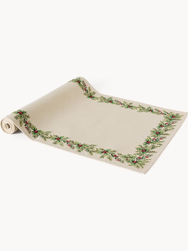 Runner in Gobelin misto cotone