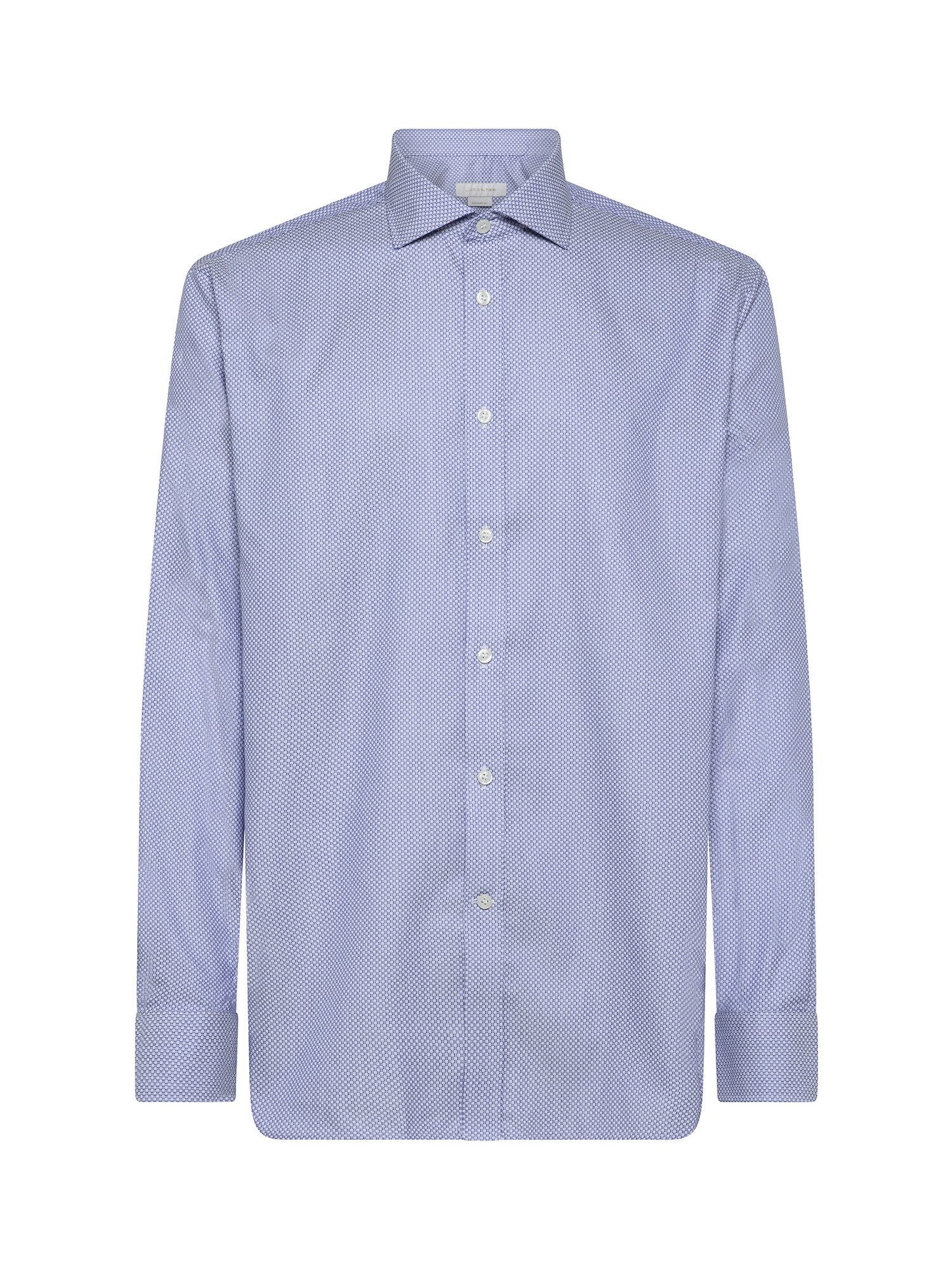 Regular fit shirt in pure cotton, Light Blue, large image number 1