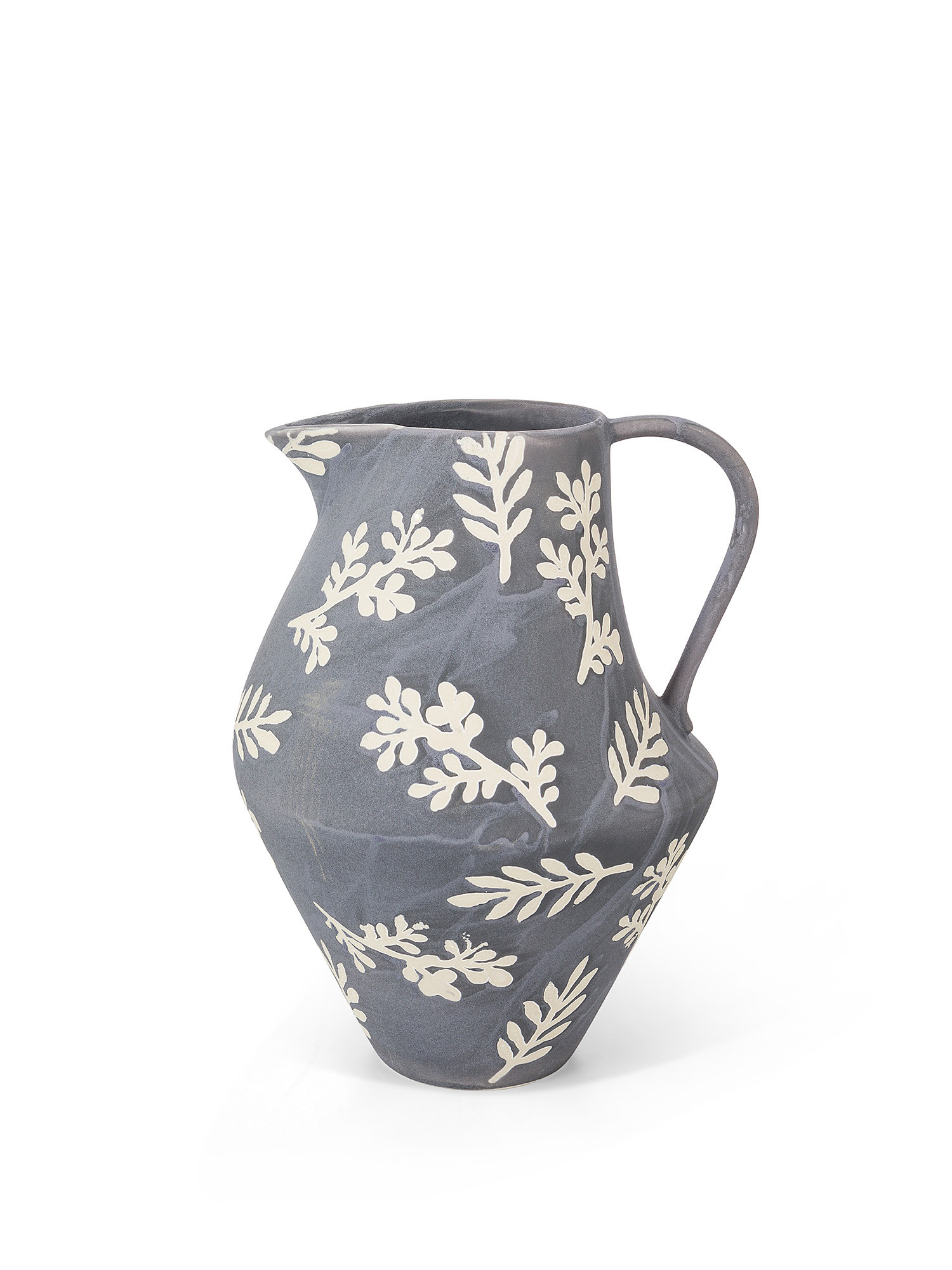 Decorative ceramic jug, Grey, large image number 0