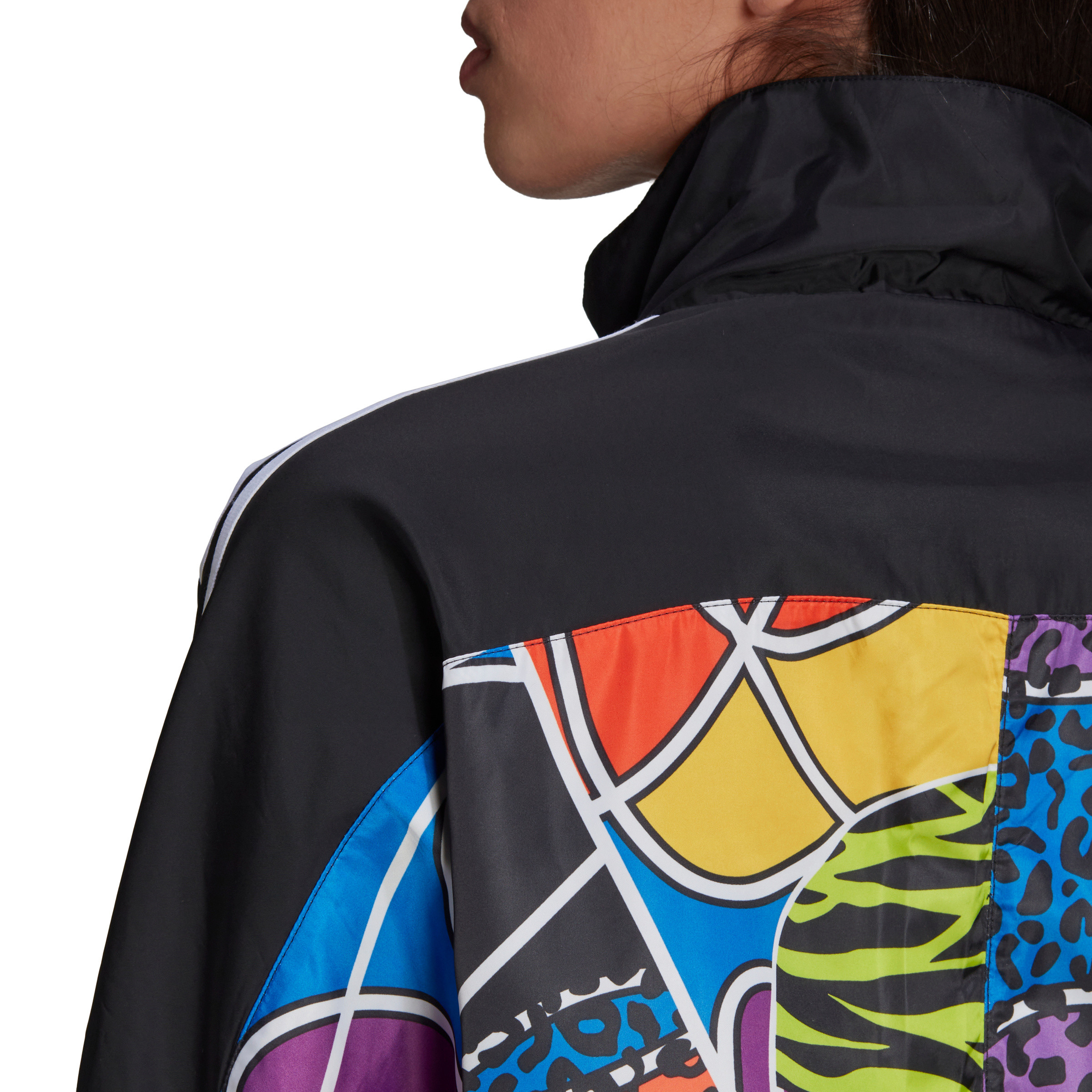 Adicolor jacket with zip, Black, large image number 7