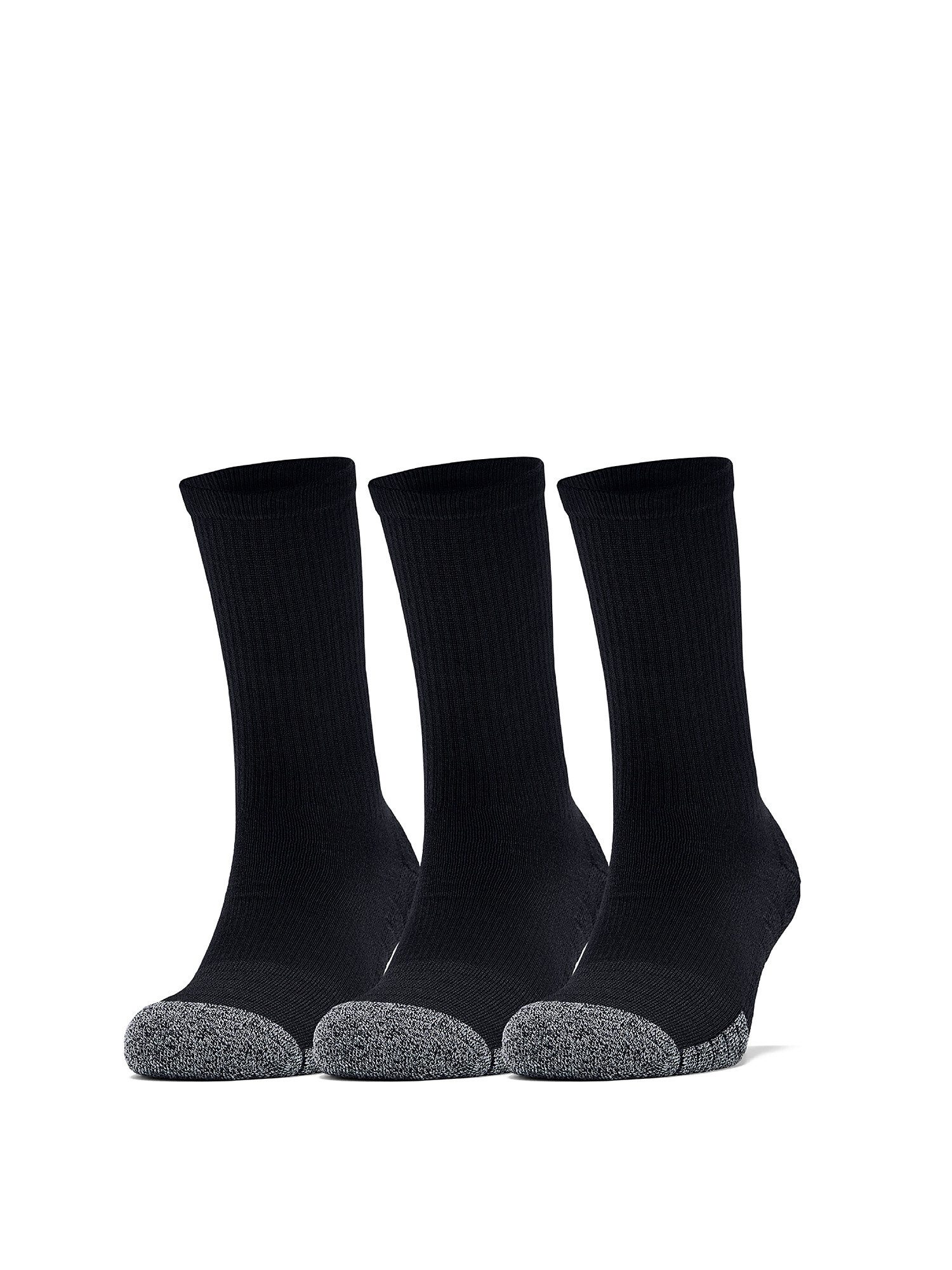 Under Armour - HeatGear® Crew socks, Black, large image number 3