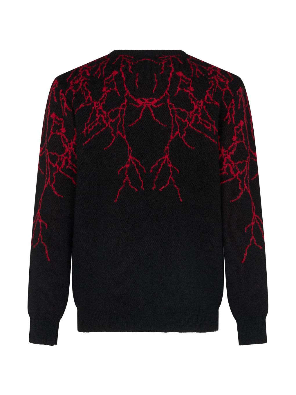 Phobia - Lightning bolt sweater, Black, large image number 3