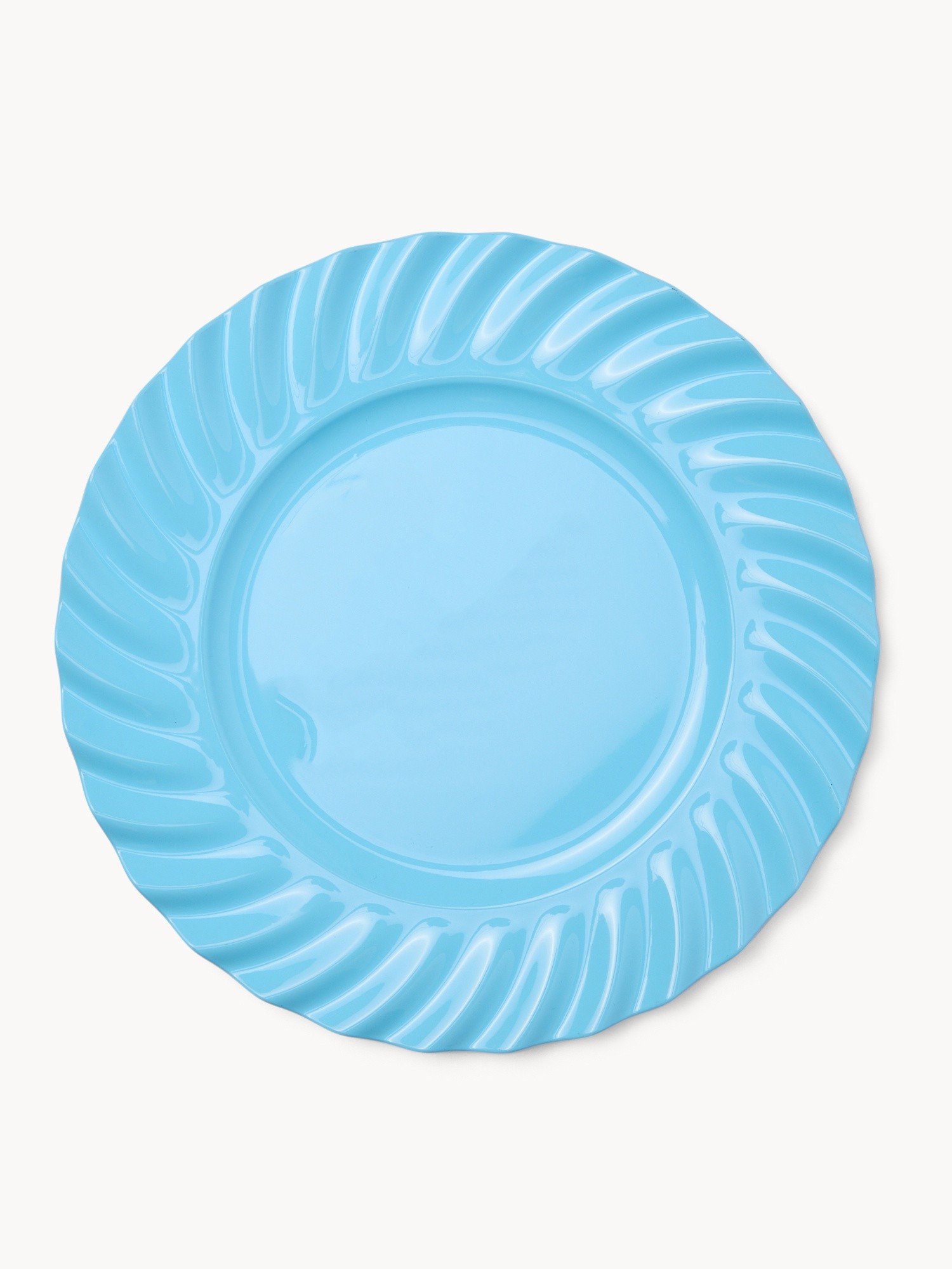 Plastic charger plate - Introductory price, Light Blue, large image number 0