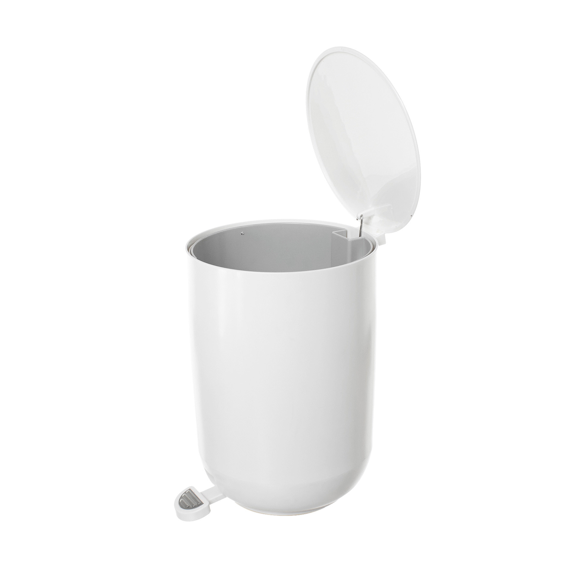 Plastic basket with base, White, large image number 1