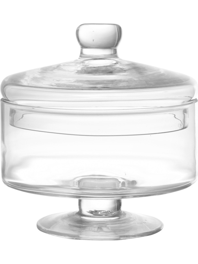 Alzata porta dolci vetro