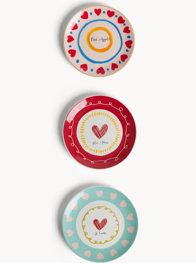 New bone china bread saucer Mon Amour