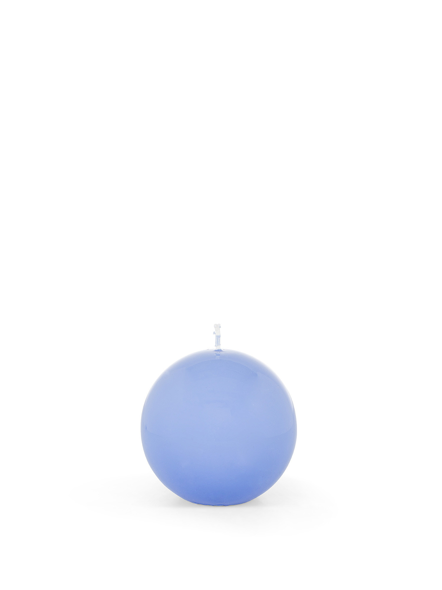 Paraffin wax ball candle, Blue Dark, large image number 0