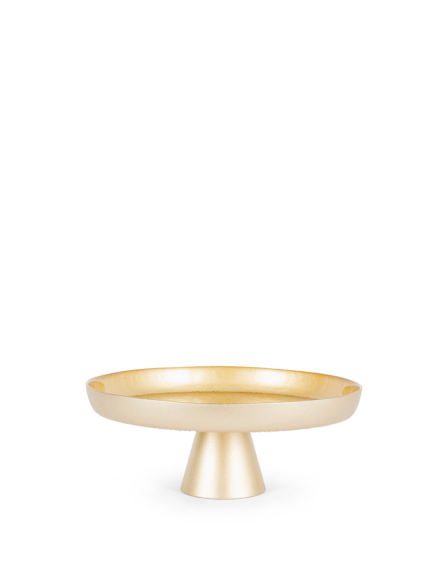 Glass cake stand, Gold, large image number 0