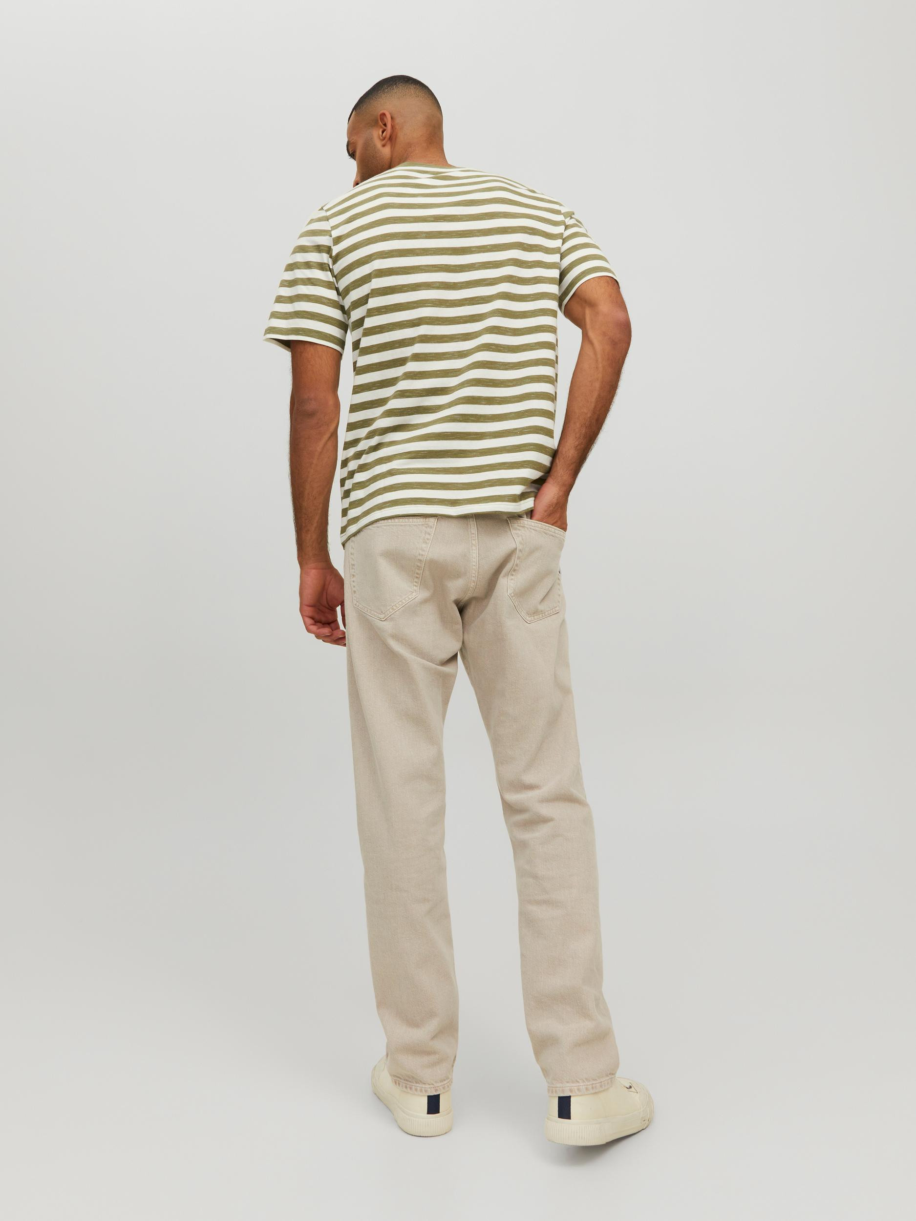 Jack & Jones - Striped T-Shirt, Light Green, large image number 5
