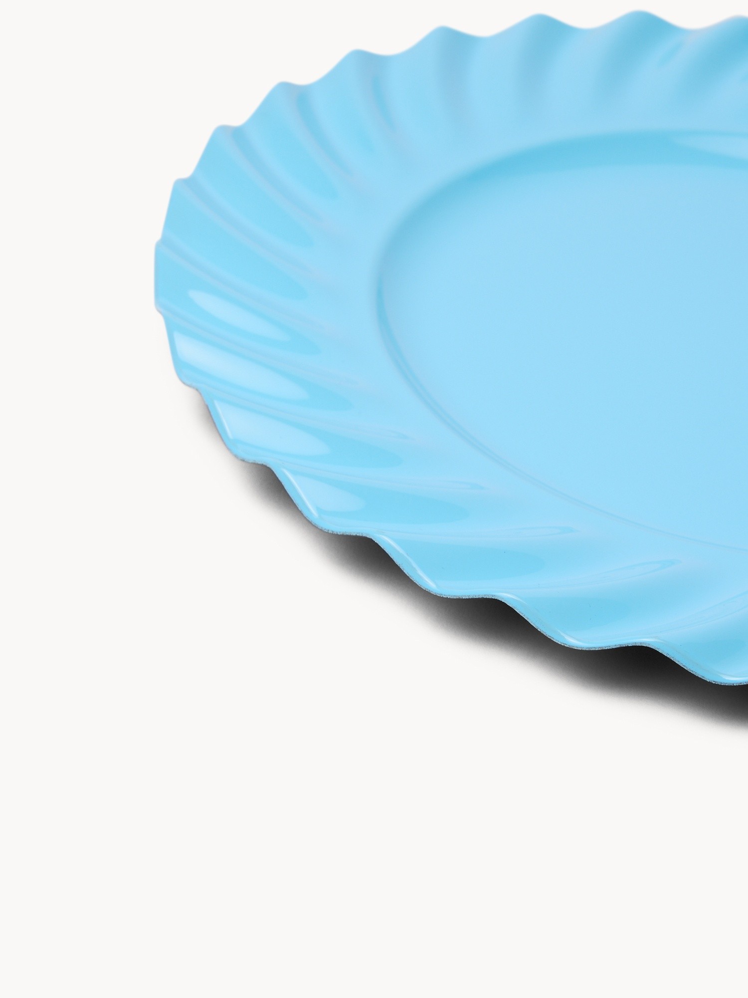 Plastic charger plate - Introductory price, Light Blue, large image number 1