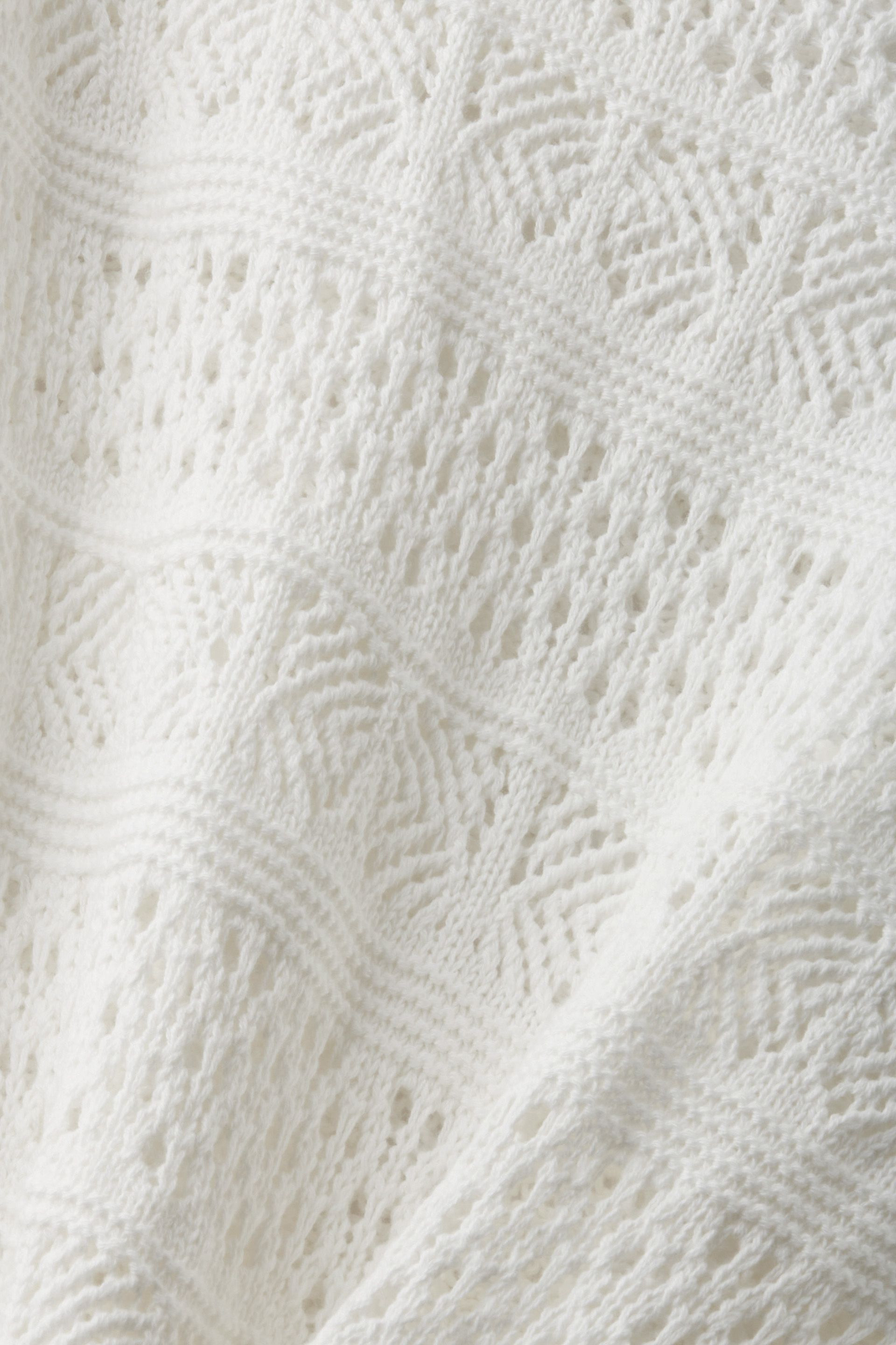 Esprit - Pullover lavorato in cotone, Bianco, large image number 1
