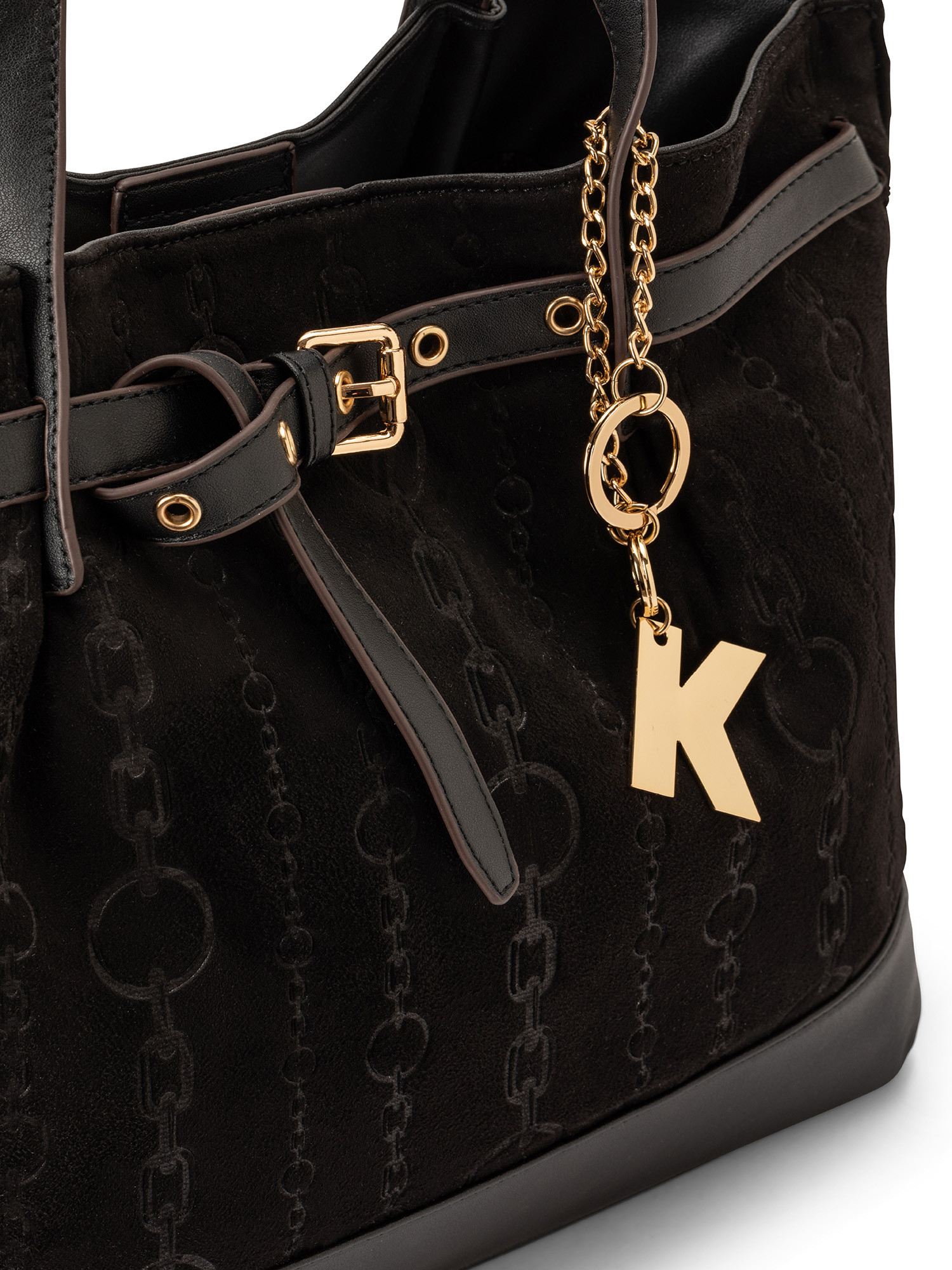 Koan - Shopping bag with print, Black, large image number 2