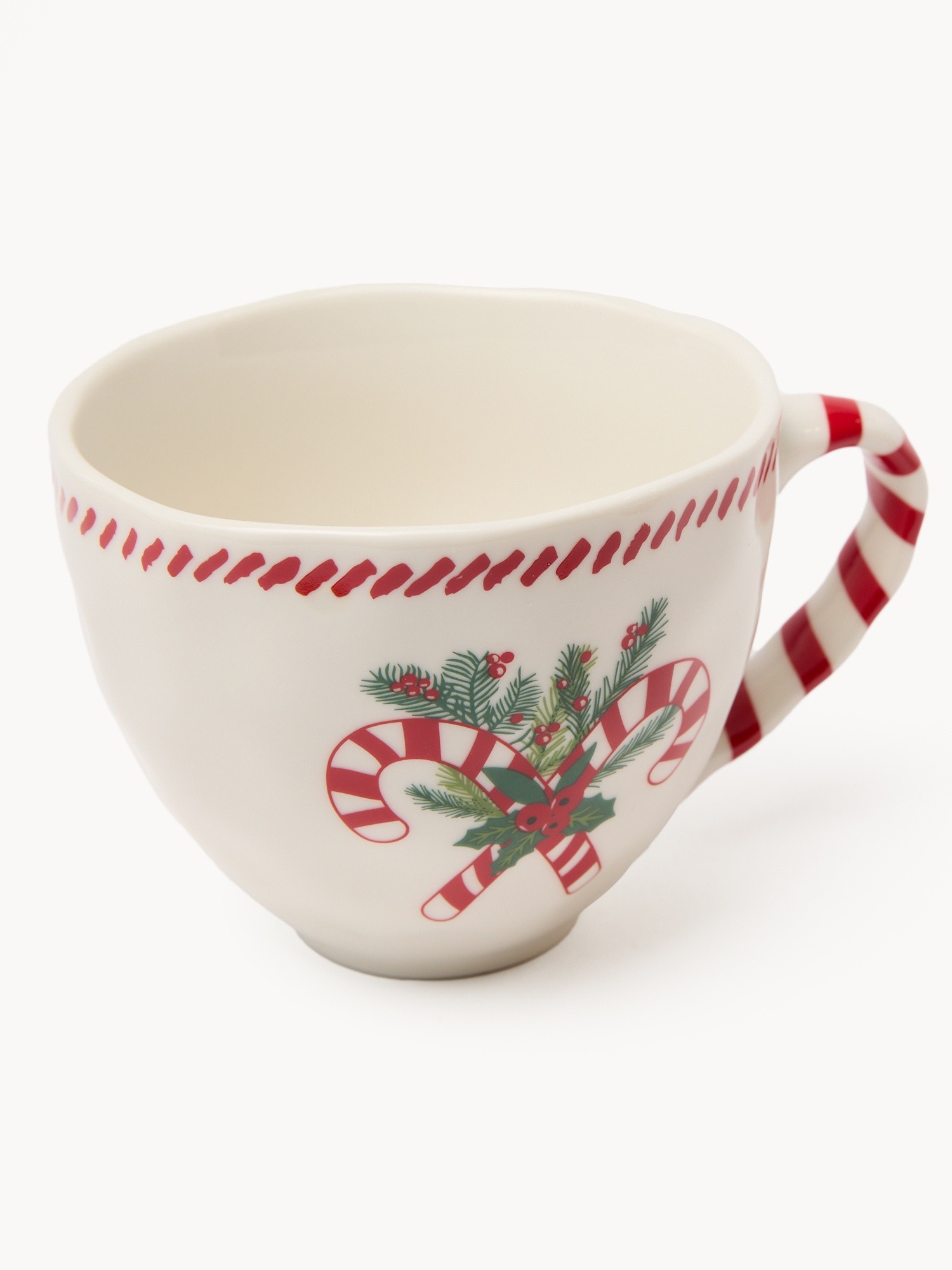 Breakfast cup in New Bone China with a Christmas motif, Multicolor, large image number 1