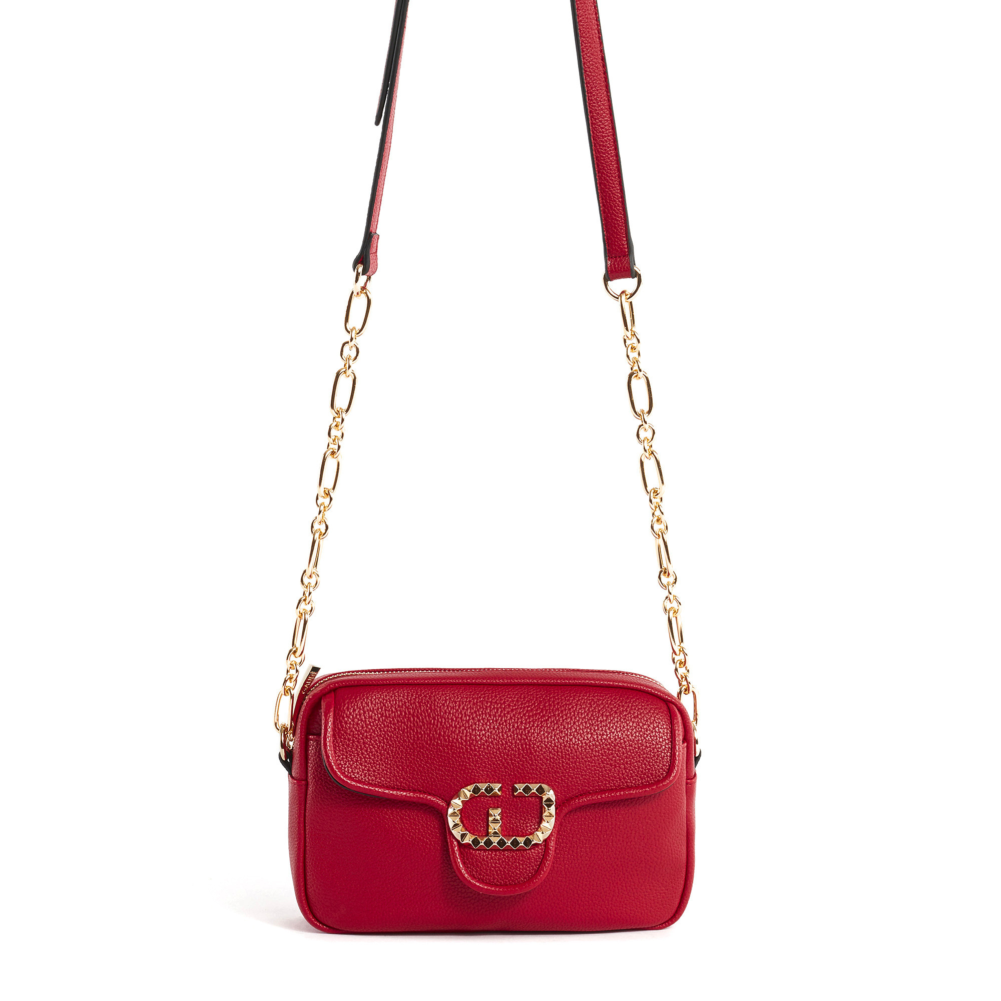 Gaudì - Shoulder bag with Venice logo, Red, large image number 0