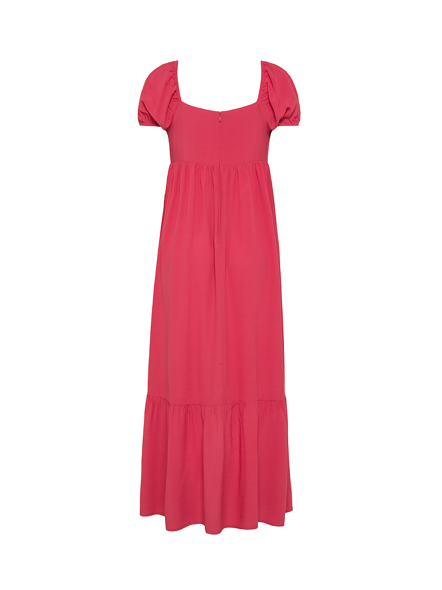 Pepe Jeans - Long flowing dress, Coral Red, large image number 1
