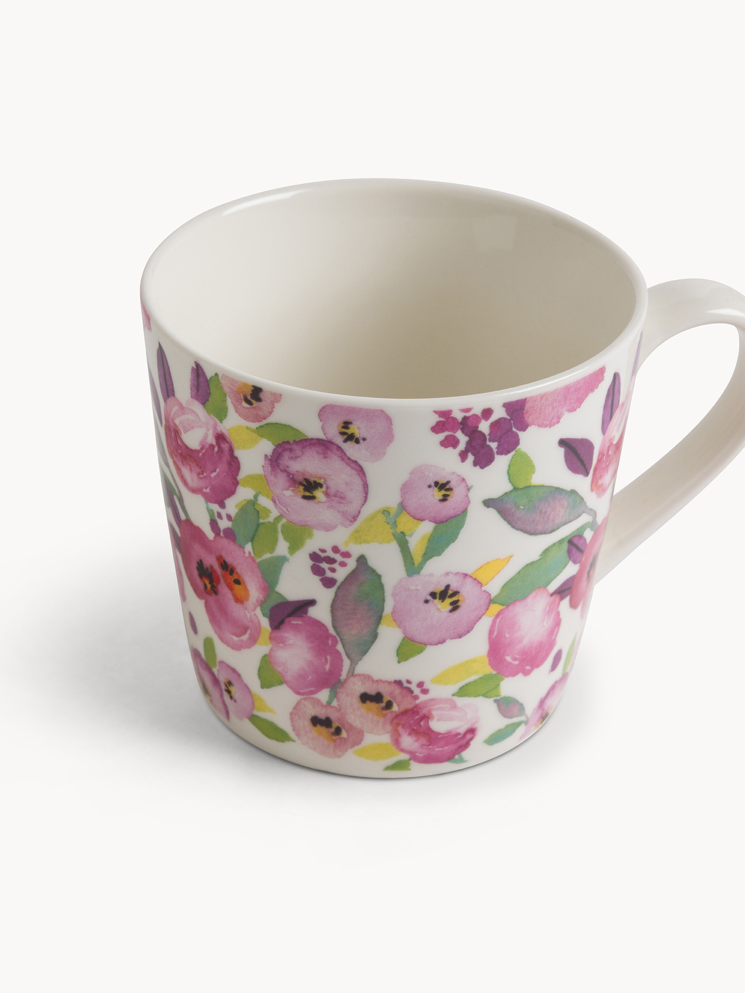 New bone china mug flower motif, Multicolor, large image number 1