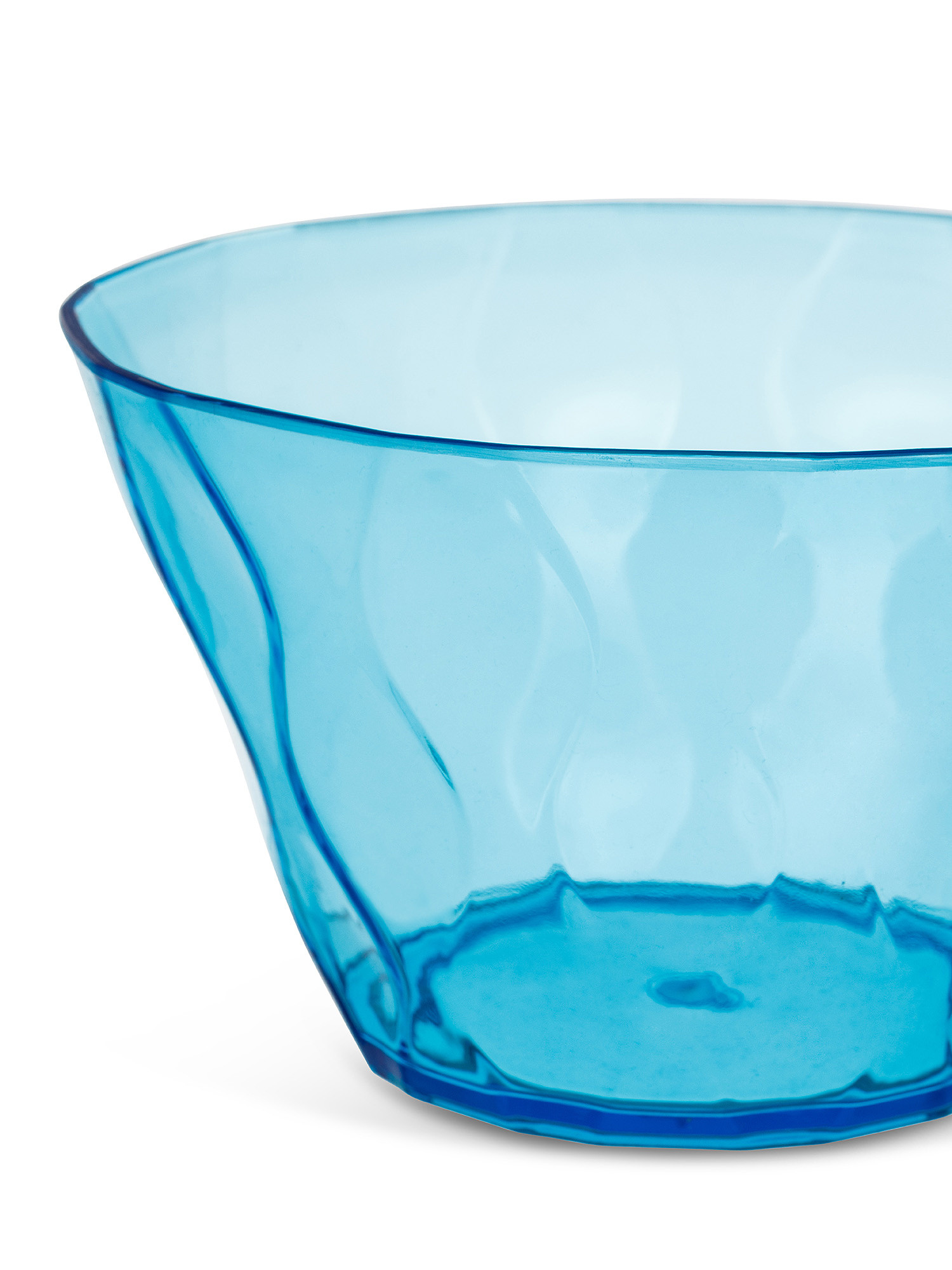 Wave effect plastic cup, Light Blue, large image number 1