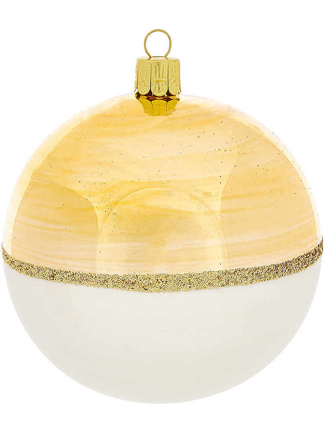 Glass sphere hand decorated by European artisans