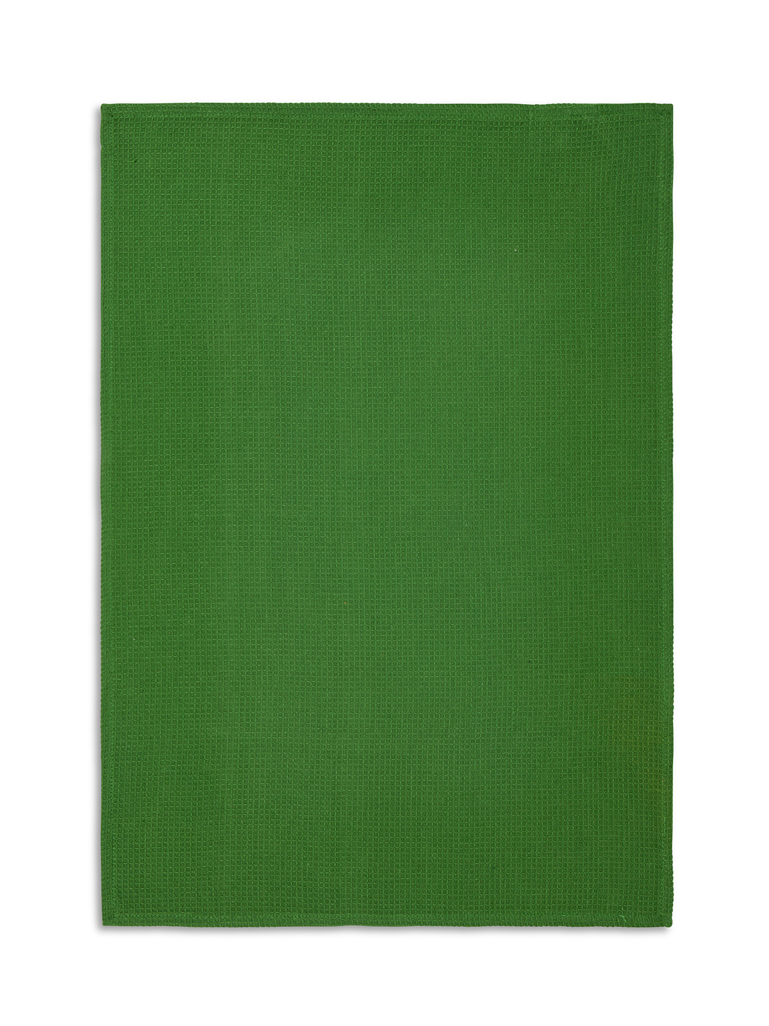 Set of 3 Cotton Panama tea towels with botanical print, White, large image number 1