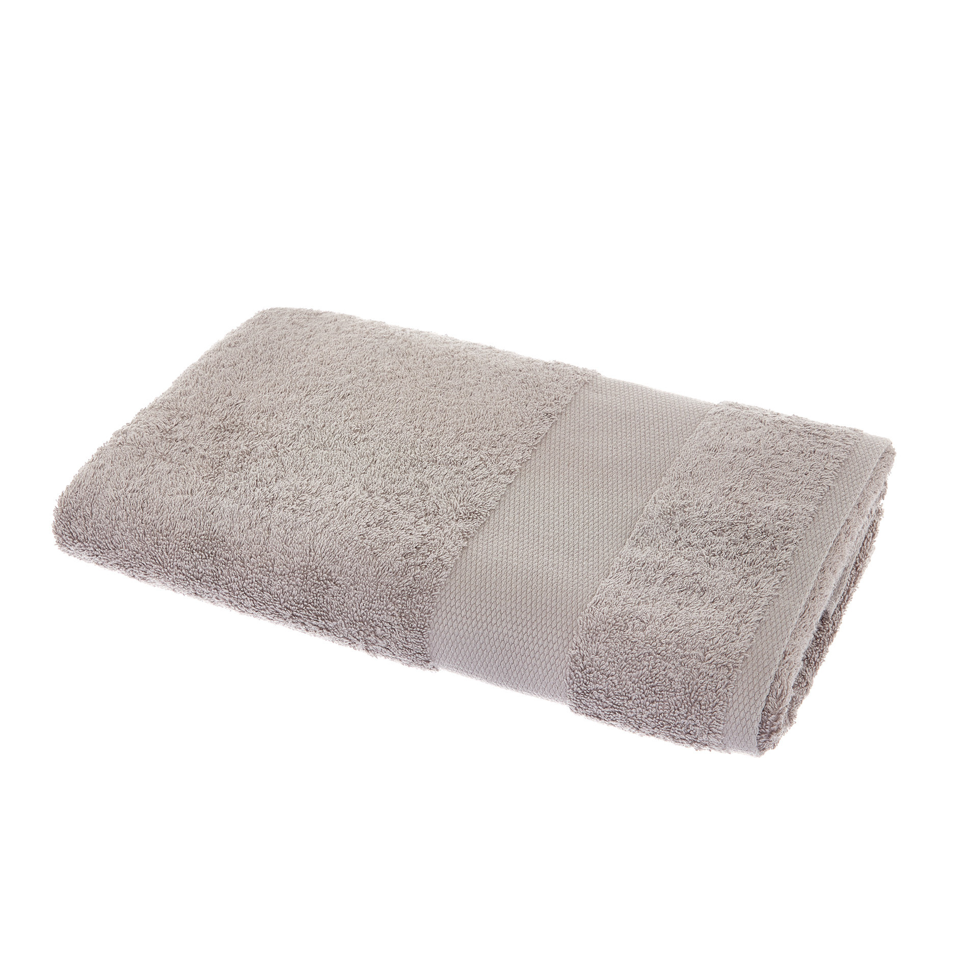 Asciugamano spugna di puro cotone Zefiro, Grigio, large image number 1