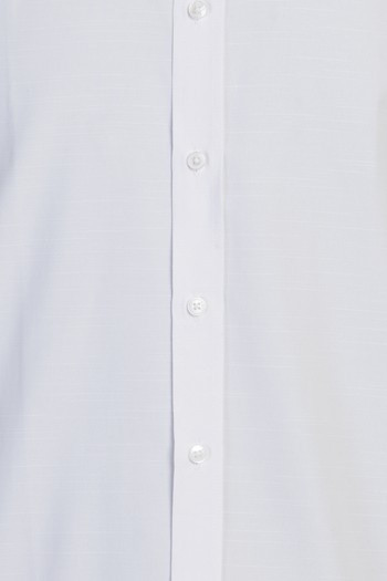 Camicia regular fit manica corta, Bianco, large image number 2