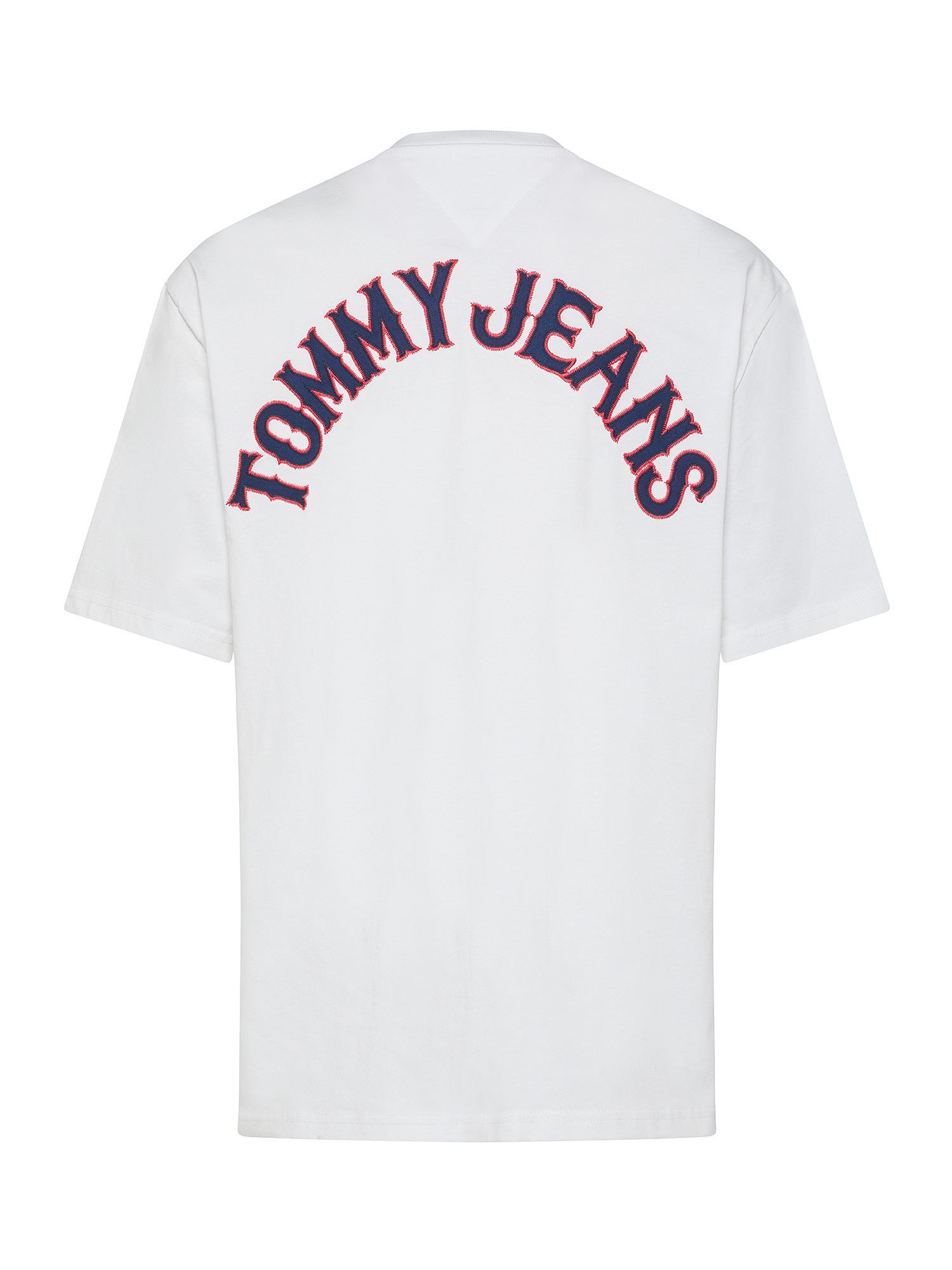 Tommy Jeans - Oversized cotton T-shirt, White, large image number 1