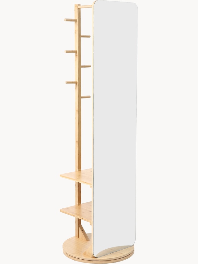 Natural Bamboo Framed Mirror
