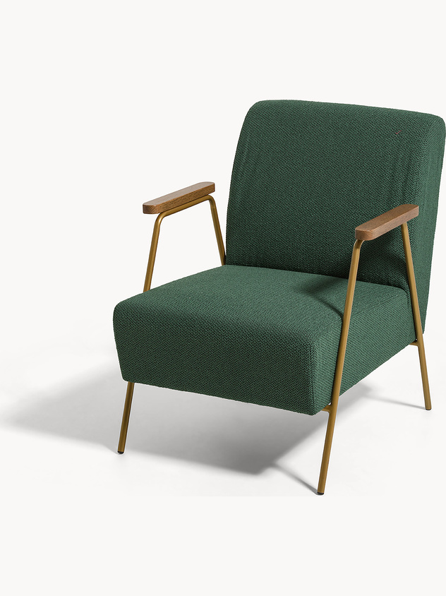 Rustic Upholstered Armchair