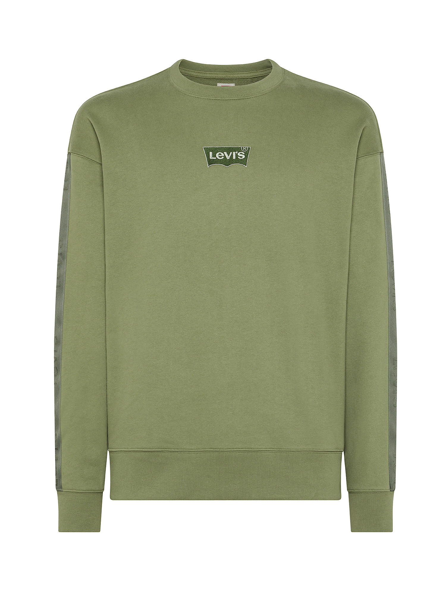 Levi's - Felpa in cotone con logo, Verde chiaro, large image number 0