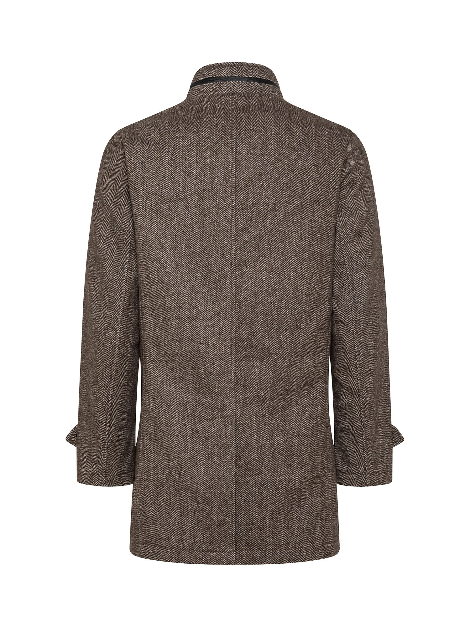 Luca D'Altieri - Single-breasted wool coat, Rope, large image number 1