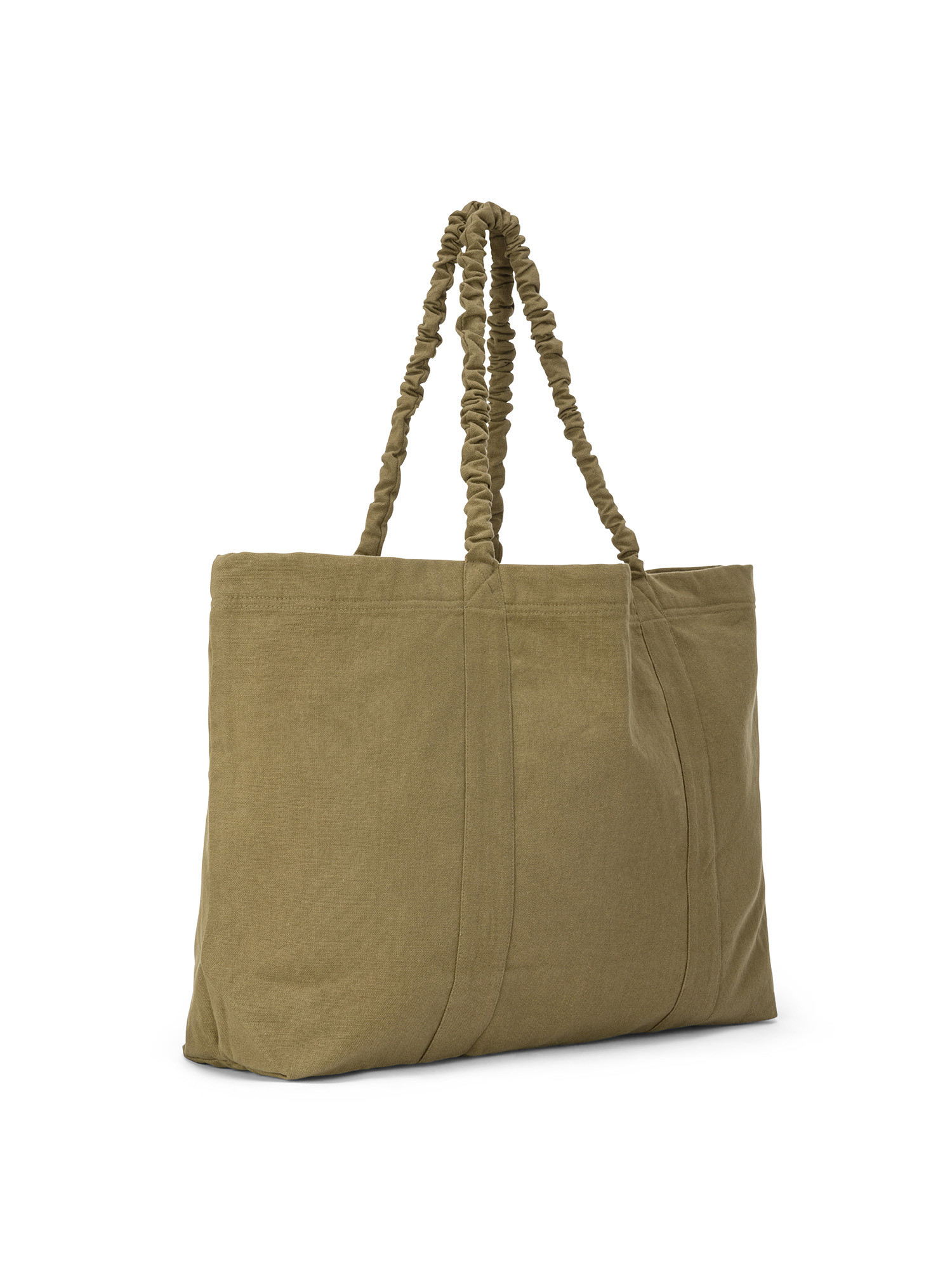 Pure cotton shopper, Olive Green, large image number 1