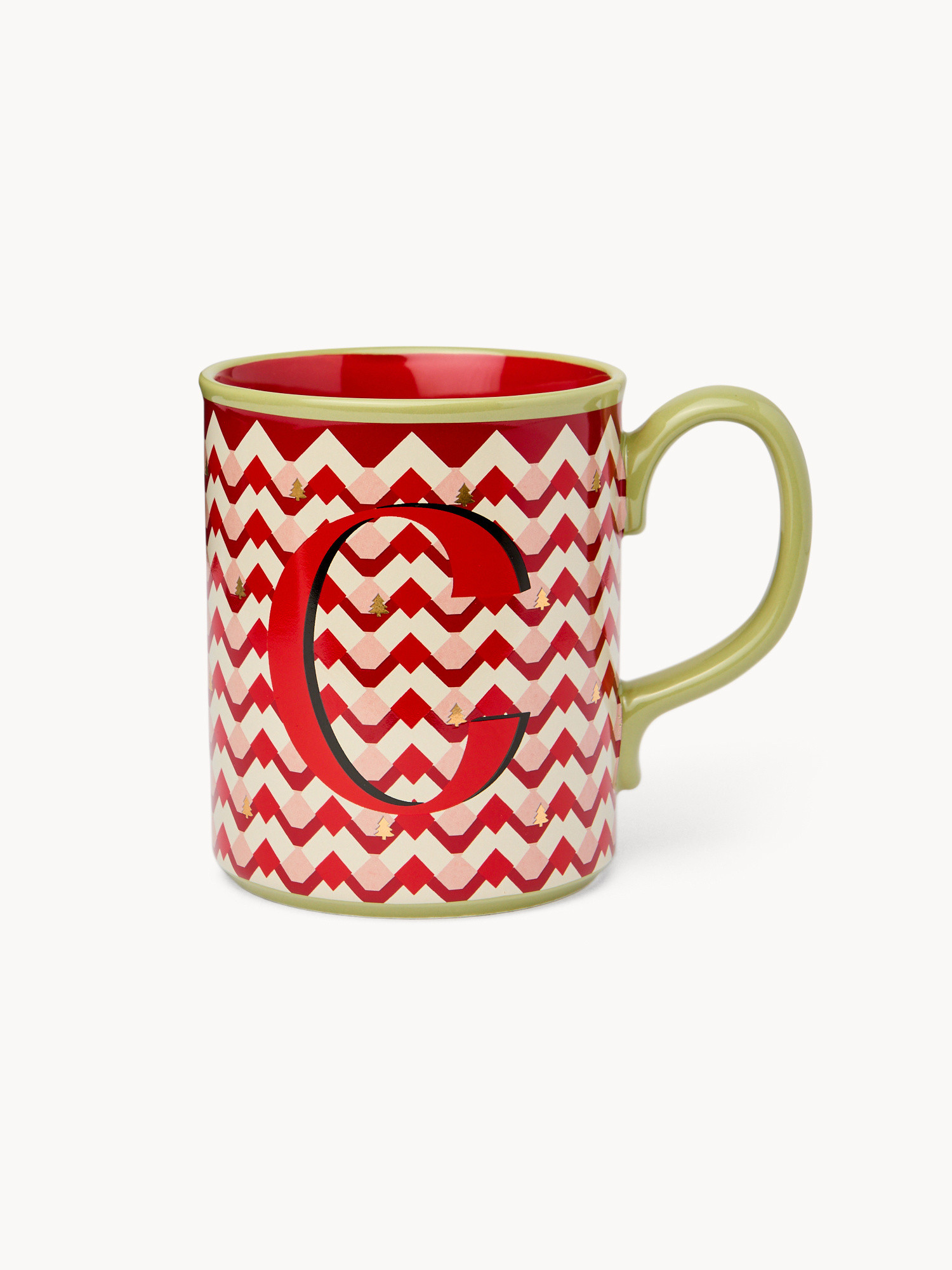 Ceramic mug letter C, Red, large image number 0