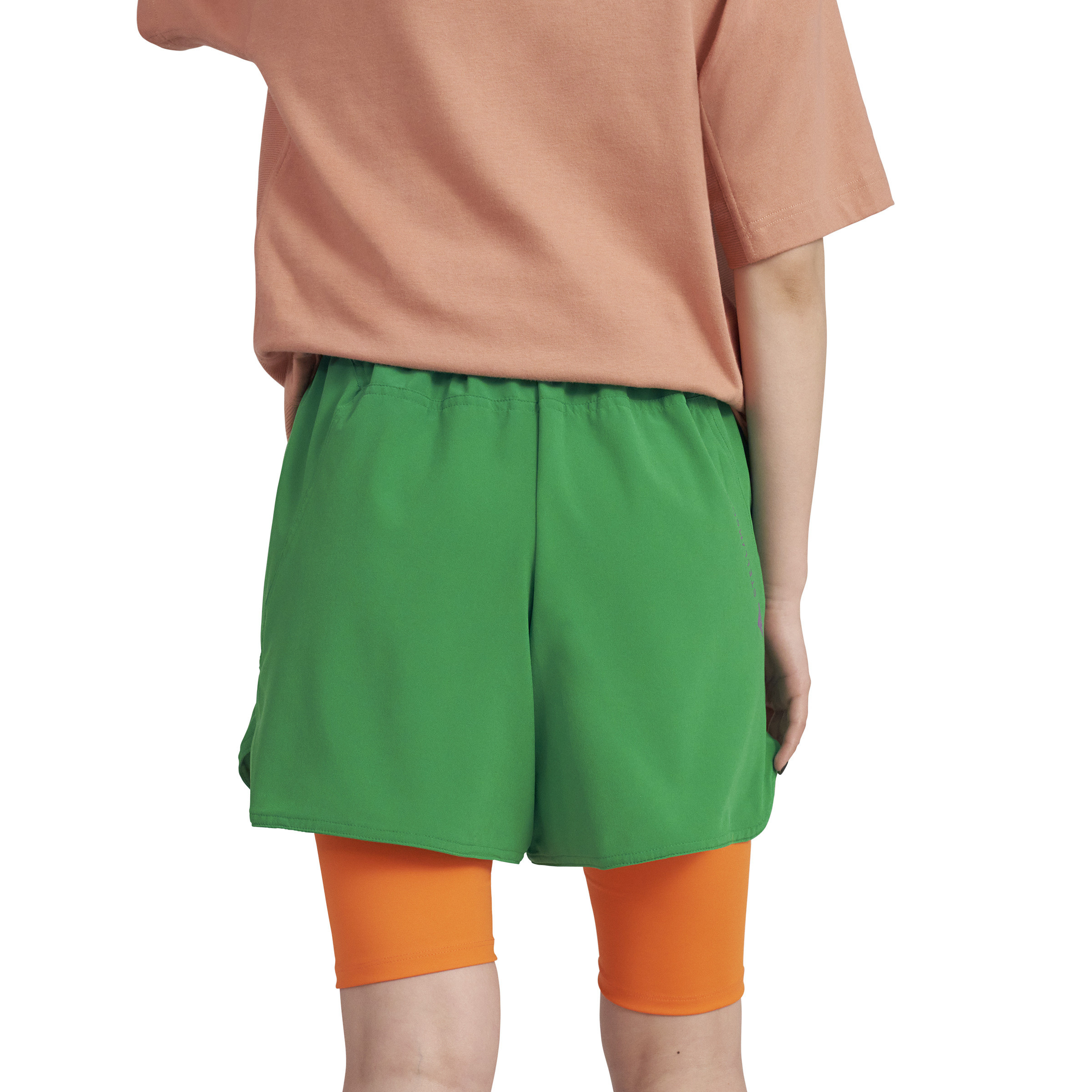 Adidas by Stella McCartney - TruePurpose training shorts, Green, large image number 6