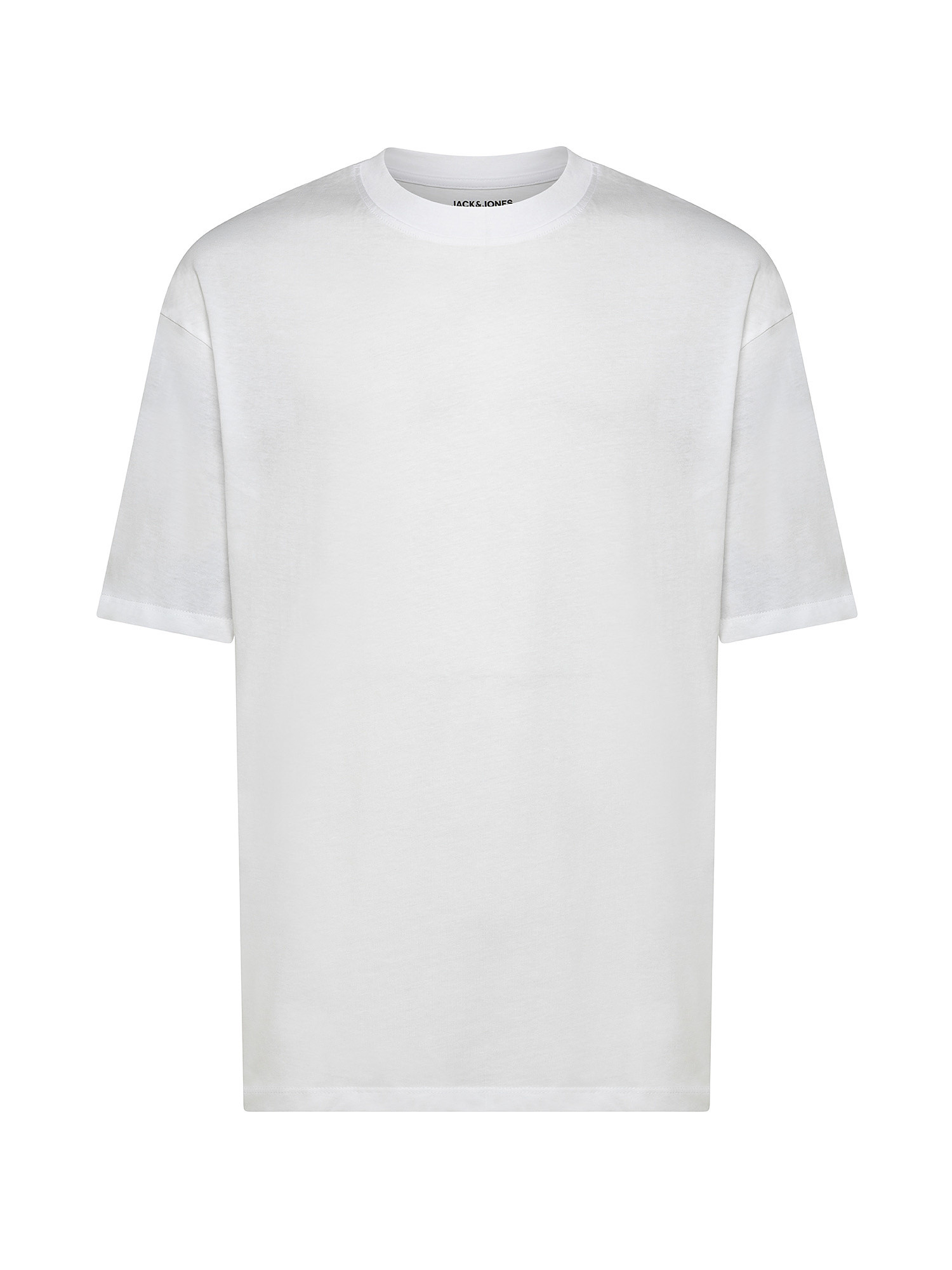 T-shirt 100% cotone, Bianco, large image number 0