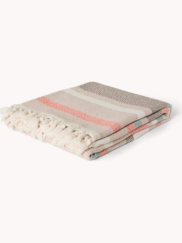 Pure Cotton Jacquard Throw - Introductory Price