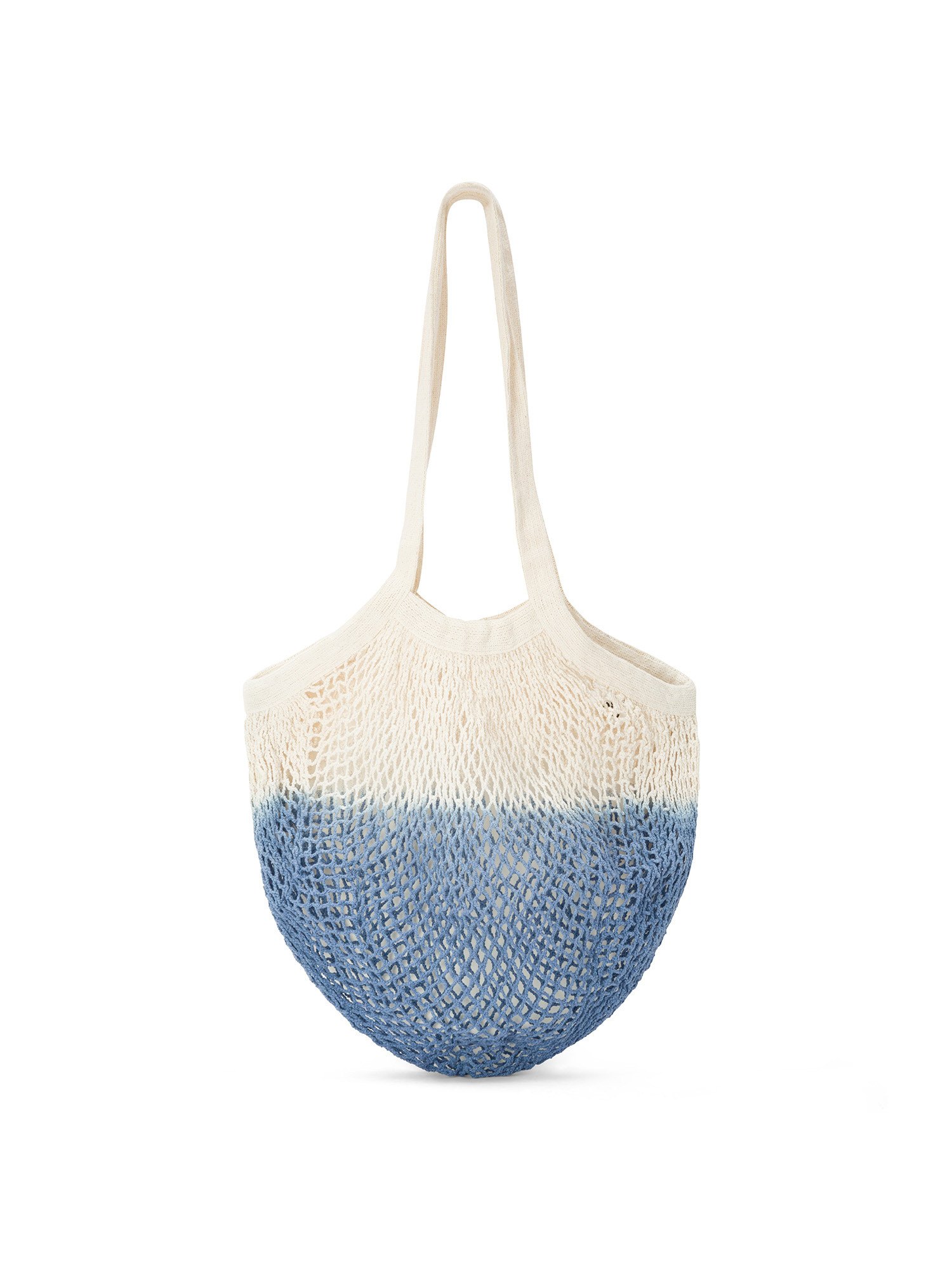 Cotton mesh bag, White / Blue, large image number 0