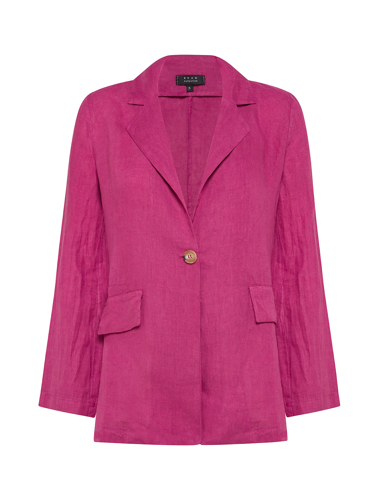 Koan - Classic linen jacket, Pink, large image number 0
