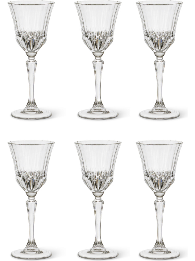 Set of 6 Adagio wine glasses